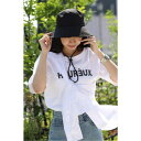 ボンジュールサガン BONJOUR SAGAN 撥水冷感ネックカバー付きバケットハット (BLACK)