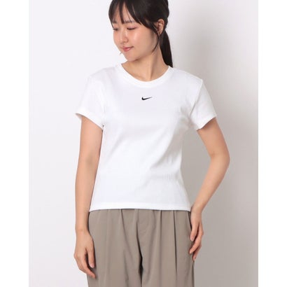 ナイキ NIKE レディース 半袖Tシャツ ナイキ ウィメンズ NSW リブ タイツ S/S Tシャツ HV4995100 （WHI..
