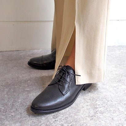 アプレ apres やわらかな履き心地レースアップマニッシュ （ブラック） （ブラック）