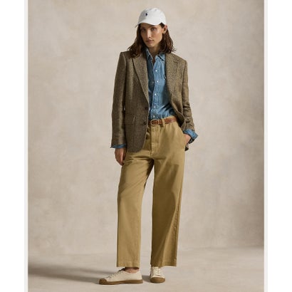 ポロ ラルフ ローレン POLO RALPH LAUREN コットン チノ ストレートレッグ パンツ （250ブラウン）