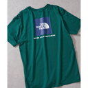 ザ・ノース・フェイス THE NORTH FACE 87NP/M S S BOX NSE TEE (グリーン)