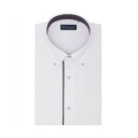 トーキョーシャツ TOKYO SHIRTS 【ストレッチ】 ボタンダウン 半袖 形態安定 ニットシャツ (パープル)