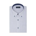 トーキョーシャツ TOKYO SHIRTS 【吸水速乾】 ボットーニ 半袖 形態安定 ワイシャツ (ブルー)
