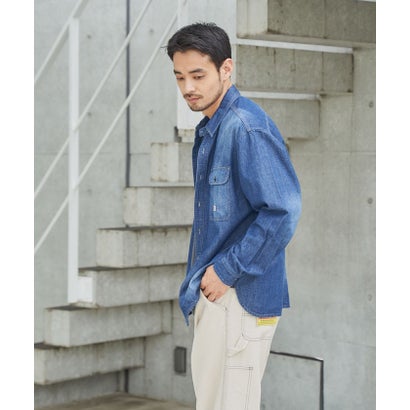 シャツ メンズ 長袖 トップス カジュアル ファッション 大きめサイズ 春秋 ゴールド 起毛 ドラゴン 龍 ストレッチ 黒 青