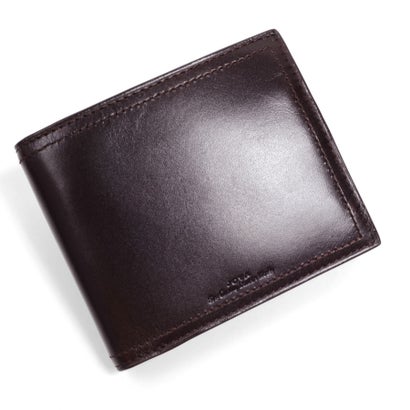 ジョヤ JOYA サドルレザー二つ折り財布 （チョコ）