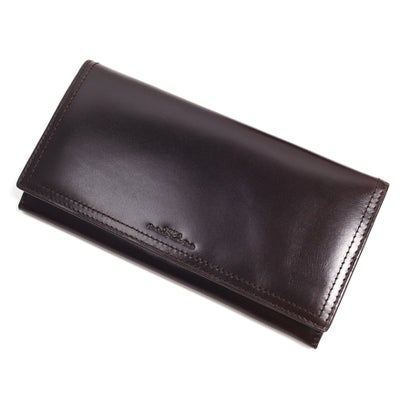 ジョヤ JOYA サドルレザー束入れ長財布 （チョコ）