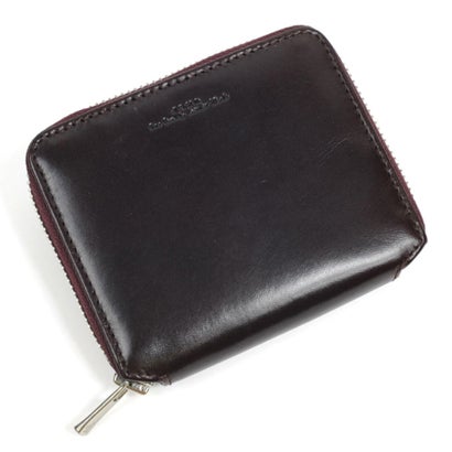 ジョヤ JOYA サドルレザーラウンドジップミドル財布 （チョコ）