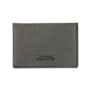 メゾンキャンバス MAISON CANVVAS M1067 WASTEDHIDE CARDCASE (ブラック)