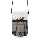 ニューバランス New Balance REUSABLE MINI CROSS BAG リユーザブル ショルダー バッグ エコバッグ (ホワイト)