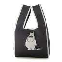 ムーミン MOOMIN ニット編みのマルシェバッグ (76.ダークグレー/ムーミン)