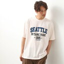 ザ ショップ ティーケー(メンズ) THE SHOP TK(Men) カレッジTシャツ (グレージュ(050))