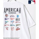 ラザル Lazar MLB/メジャーリーグベースボールオーバーサイズ バックプリント 半袖 Tシャツ レディース メンズ (ホワイト系その他)