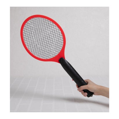 グローバルジャパン GLOBAL JAPAN 電撃虫取りラケット【返品不可商品】 （レッド）