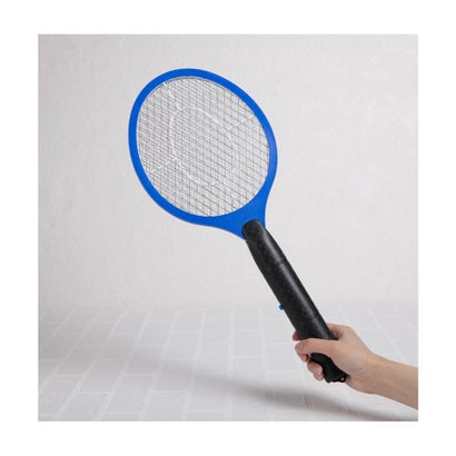 グローバルジャパン GLOBAL JAPAN 電撃虫取りラケット【返品不可商品】 （ブルー）