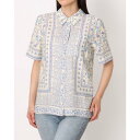 ウィッスルズ WHISTLES Bandana Print Bcwling Shirt (Multicolour)