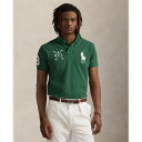 ポロ ラルフ ローレン POLO RALPH LAUREN カスタム スリム フィット Big Pony メッシュ ポロシャツ (300グリーン)