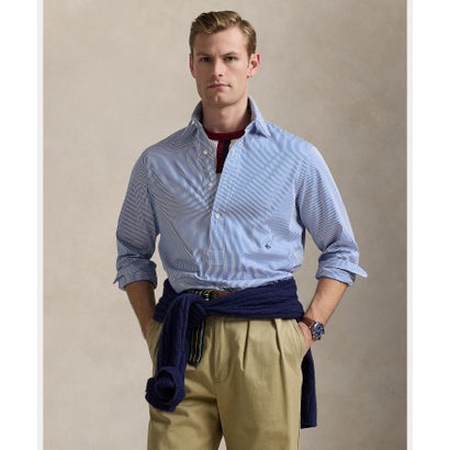ポロ ラルフ ローレン POLO RALPH LAUREN クラシック フィット ストライプド ポップオーバー シャツ (400ブルー) ポロ ラルフ ローレン POLO RALPH LAUREN クラシック フィット ストライプド ポップオーバー シャツ (400ブルー)