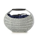 ポンタタ POMTATA P2325 LAU TOTE RATTAN (ライトブルー)