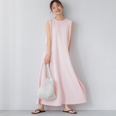 コカ coca エンボス加工ノースリーブマキシワンピース （Lt.pink）のサムネイル