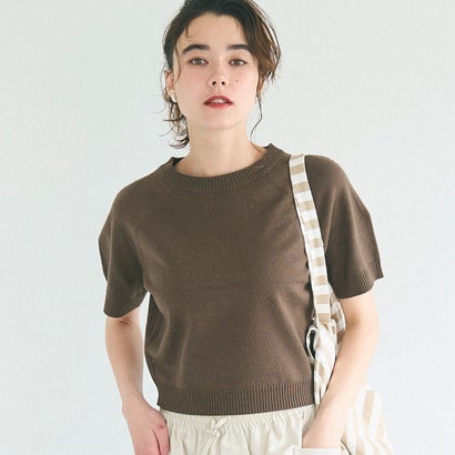 コカ coca 半袖クルーネックニット （Brown）のサムネイル