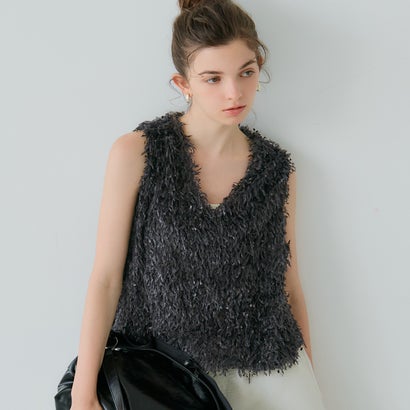 コカ coca シャギーベスト （Charcoal）のサムネイル