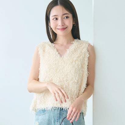 コカ coca シャギーベスト （Ivory）のサムネイル