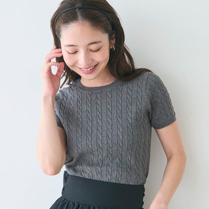 コカ coca ケーブルニットトップス （Gray）のサムネイル
