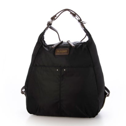 ビアデルトリトーネ Via Del Toritone 2way 変形ナイロンリュック （ブラック）