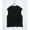 アンパス ANPAS ドライポンチ ノースリーブシャツ タンクトップ カットソー メンズ レディース (ブラック)
