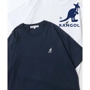 シトリー SITRY KANGOL/カンゴール 別注 オーバーサイズ ピグメント加工 半袖 Tシャツ レディース メンズ (ネイビー)