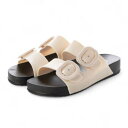 メリッサ melissa MELISSA COZY SLIDE AD (BLACK/BEIGE)