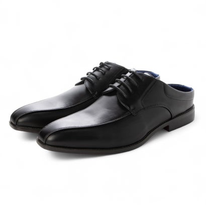 シュベック SVEC かかとなし ビジネスシューズ / 外羽根 スワール / ミュール （ブラック）