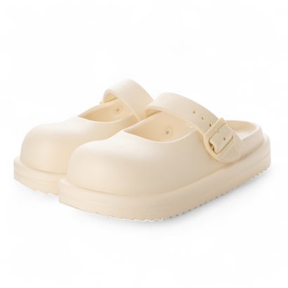 シュベック SVEC EVA 厚底 ストラップ サンダル / パンプス (ホワイト)