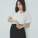 インデックス index タックスリーブスキッパーブラウス【洗濯機可・吸水速乾・抗ピル・防シワ・イージーアイロン】 (オフホワイト(803))