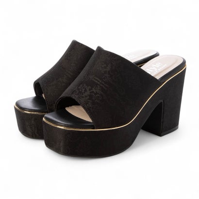 ジェリービーンズ スタイルジェリービーンズ Style JELLY BEANS レディースミュールサンダル （BLK）