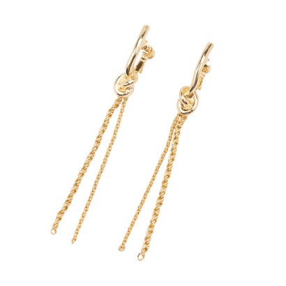 ゴールディ GOLDY ラインチェーンロングイヤリング 2240705 （ゴールド）