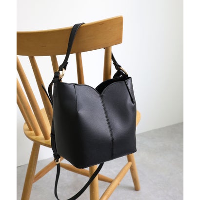 トライシル Trysil ハートカット2wayショルダーバッグ （ブラック）
