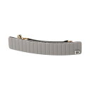 メタルアンドプラスチック METAL&PLASTIC バレッタ Sサイズ (GREY)