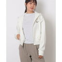 ナイキ NIKE ウィメンズ レディース NSW PHNX クロップ フルジップ フリース L/S フーディ HV2427 (ホワイト)