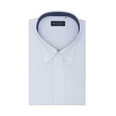 トーキョーシャツ TOKYO SHIRTS 【吸水速乾・大きいサイズ】 ボタンダウン 半袖 形態安定 ワイシャツ (サックス)