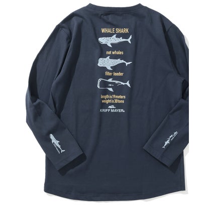 クリフ メイヤー KRIFF MAYER ぬくテクロンT（ジンベイザメ） （NAVY）