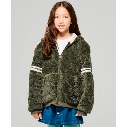 クリフ メイヤー KRIFF MAYER 耐風ボア袖ラインジャケット （SAGE-GREEN）