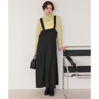 ティティベイト titivate フレアシルエットジャンパースカート （ベージュ）