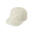 デッサン Dessin ウォッシュ加工ロゴ入りCAP (ライトベージュ(051))