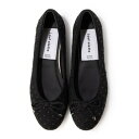 ラフオレッタ Lauf oletta パールスタッズバレエ(L111) (BLACK-S)