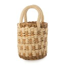 アースメイド EARTH MADE E6178 JUTE CHECK MINI TOTE (ホワイト)(4)