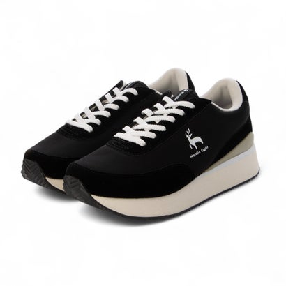 ノルディックライト Nordic Light 厚底レースアップスニーカー （クロ）