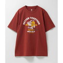 マックハウス Mac-House ファストフードキャラプリント半袖Tシャツ (レッド)