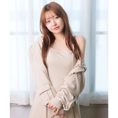 リップサービス LIP SERVICE ファーフードスウェットパーカー （ベージュ）