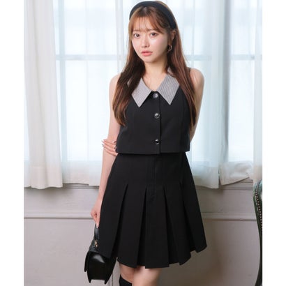 リップサービス LIP SERVICE レイヤードライクノースリワンピース （ブラック）